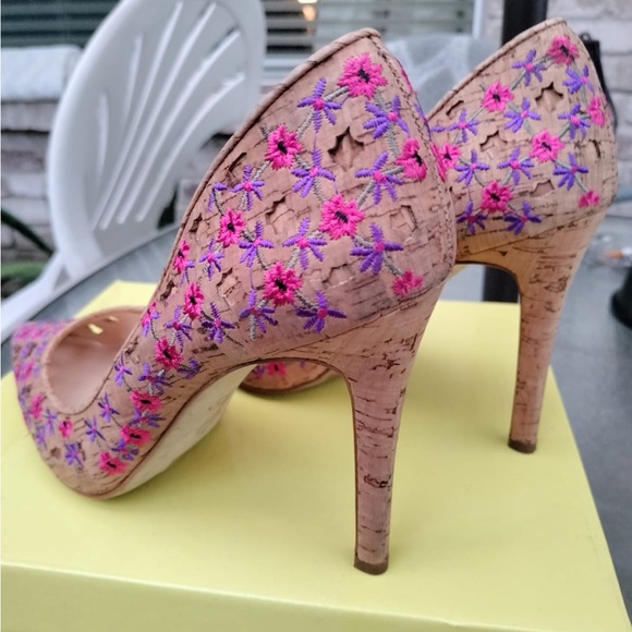 Jessica Simpson Pink Multi floral size 8 - Picture 3 of 5